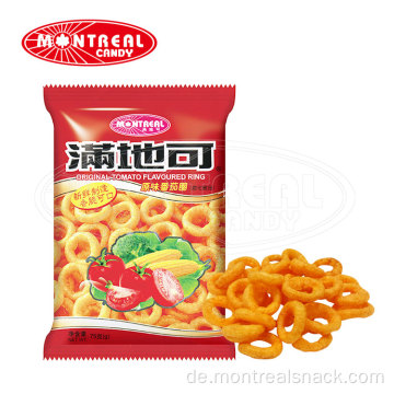 Custom Puffed Snack Food für Tomatenaroma -Ring